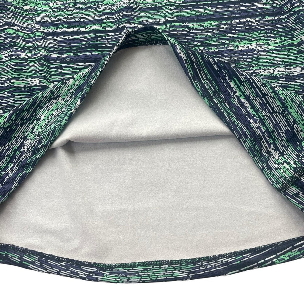Nike Pro Dri-FIT Women M Green Blue Space Dye Half Zip Pullover 849315-387 Sport - Picture 9 of 16